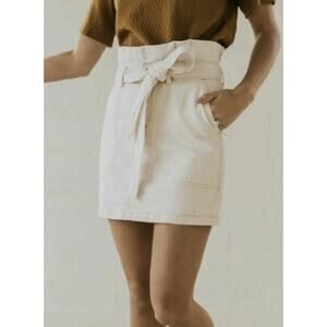 Free People Skirt Splendor In The Grass Tie Paperbag Waist Boho Chic Summer